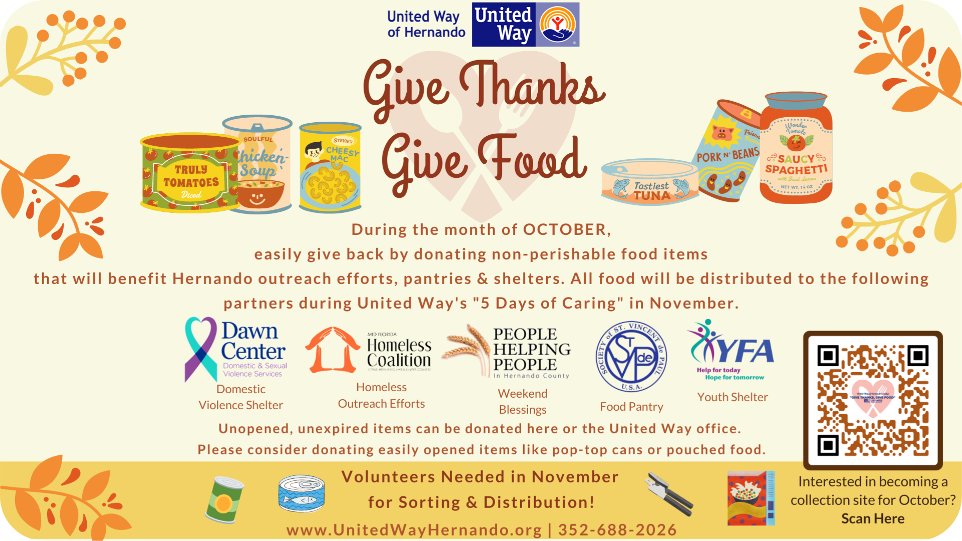 Unitedway food drive